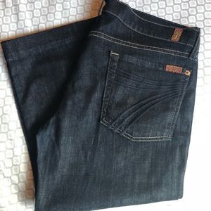 7 For All Mankind Dojo Capri-Size 32